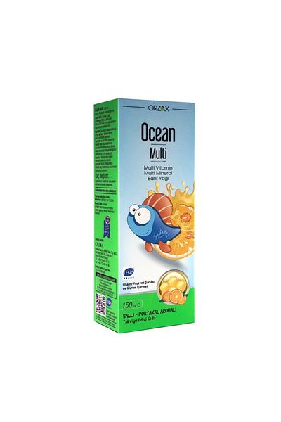 Ocean OrzaxOceanMulti 150mlSyrup - Honey Orange