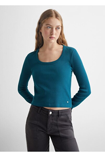 Mango Teen Kısa pamuklu tişört