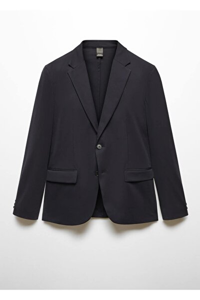 MANGO Man Dar Kesim Streç Blazer Ceket