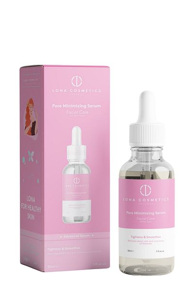 Lona Cosmetics Skin Plumping Aid Set - Pore Minimizing Serum and Hyaluronic+B5 Serum