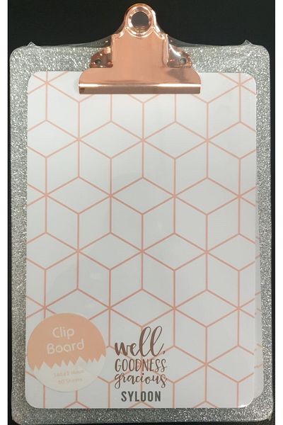 Pyrus A5 CLIPBOARD WITH MEMO PAD SILVER