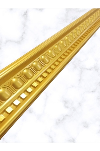 MİVA KONSEPT DEKORATİF POLİÜRETAN SARAY TAVAN KARTONPİYER -ALTIN (GOLD) RENK ...