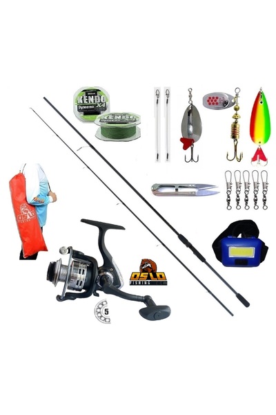 Oslo 2000 Remixon Double Black 210cm 20-40gr Turna Spin Olta Takımı Seti