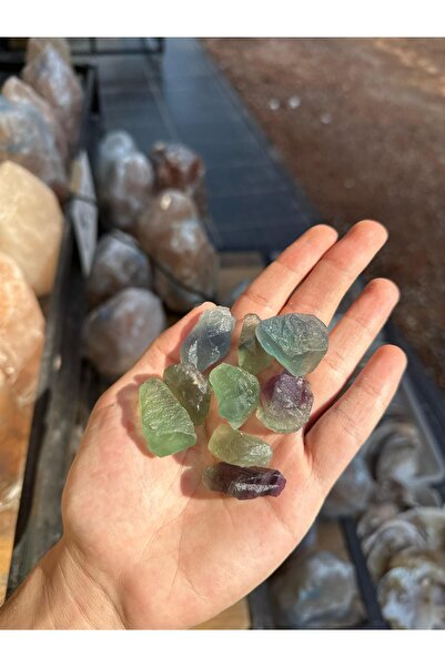 Asya Gems 10'lu Florit Ham Parça Doğaltaş