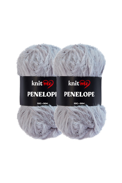 knitme PENELOPE ikili , 50GR , 90M , KÜRK İP