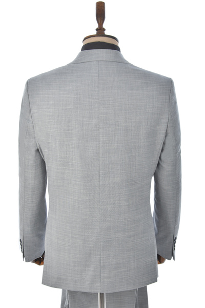 DeepSEA Erkek Açık Gri Çift Düğme Çift Yırtmaç Regular Kesim 2' li Takım Elbise 2300375