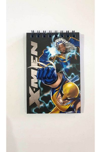 Gıpta X Man Wire Pocket Memo Pad Striped 40 Sheets