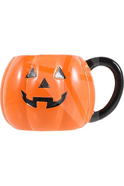 FG KONNİCHİWA كوب هالوين على شكل قرع عسل ثلاثي الأبعاد هدية من البورسلين