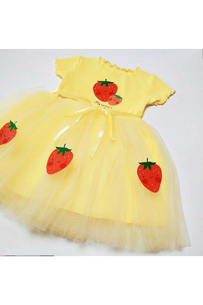 Fenomen Kids Rochie Capsuni Tutu Capsuni