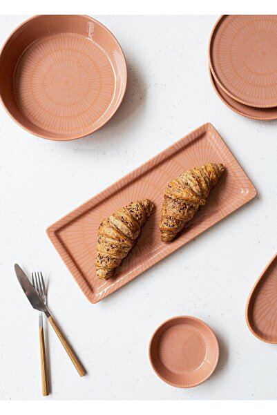 The Mia Noon Rectangular Serving Salmon 35X16 cm