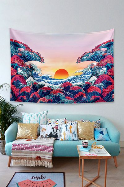 Vagonik Μοκέτα τοίχου Big Wave και Sun