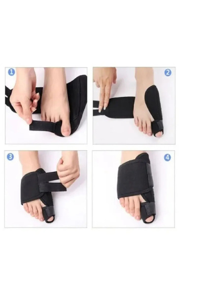 Akselife 2li Medikal Halluks Valgus Gece Ateli Ayak Baş Parmak Ateli Bunyon Koruyucu 1 Çift