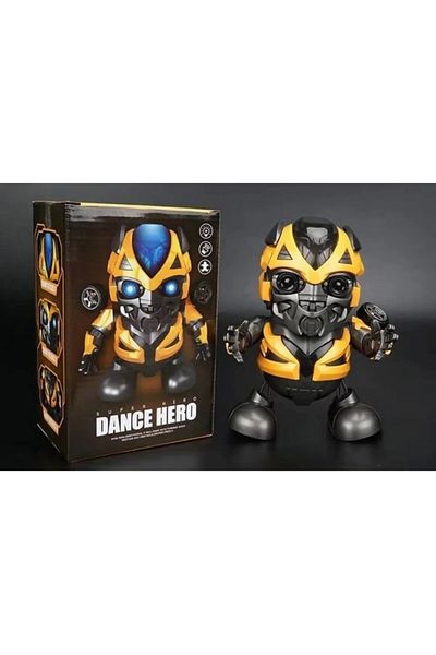 Cango Dancing Bumblebee Animated Toy Robot with Sound and Light