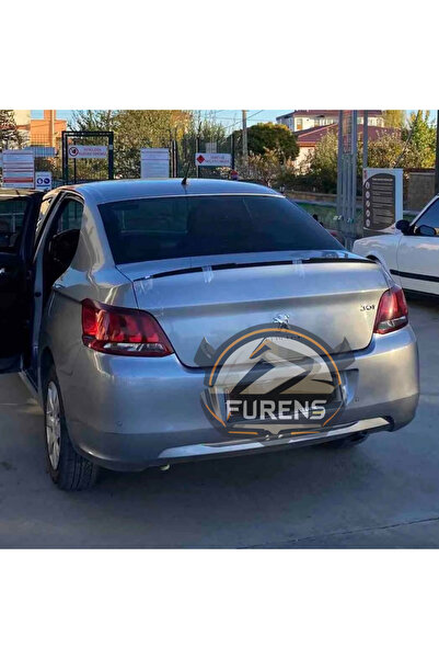 Furens Peugeot 301 Uyumlu Bagaj Üstü Yarasa Spoiler Piano Black
