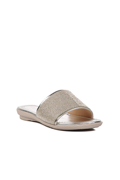 AYAKMOD 246012 Жіночі тапочки з срібними камінцями