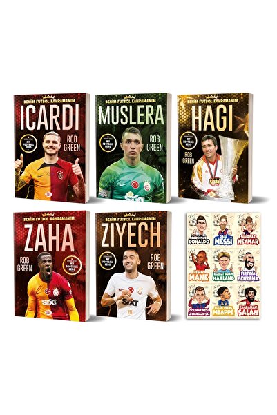 Dokuz Yayınları Benim Futbol Kahramanım İCARDİ MUSLERA - ZİYECH  - HAGI - ZAH...