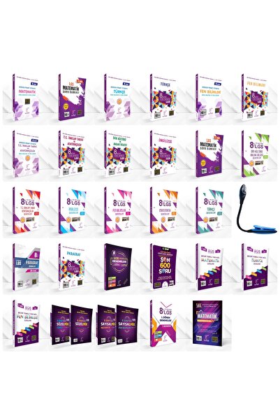 Karekök Yayınları 8 Sınıf Tüm Dersler Süper Set Konu Anlatımı + Tam Soru Ve D...