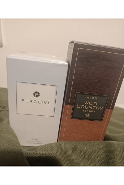 AVON Perceive Kadın Parfüm Edp 50 Ml. ve Wild Country Erkek Parfüm Edt 75 Ml.