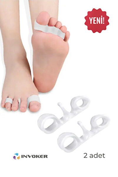 INVOKER Silikon Ayak Baş Orta Serçe Parmak Koruyucu Nasır Kemik Tırnak Koruyu...