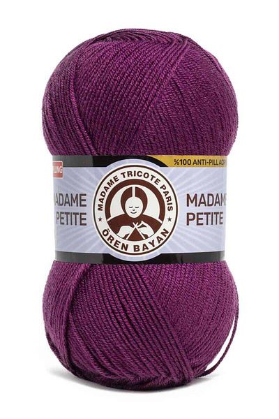 Ören Bayan Madame Petite String Purple Knitted Hand 052