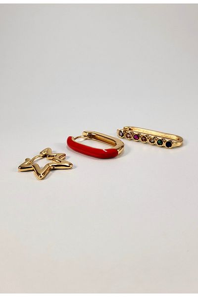 Sade Fashion مجموعة HOYA من الأقراط
