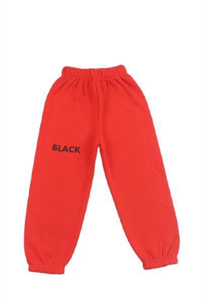 CiciTime Çocuk Modası Girl's and Boy's Solid Color Seasonal 3 Thread Sweatpants