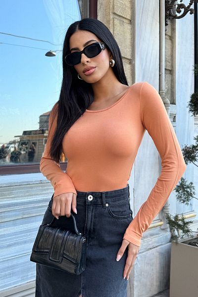 Bipantolon Γυναικεία μπλούζα με γιακά Princess Color Salmon