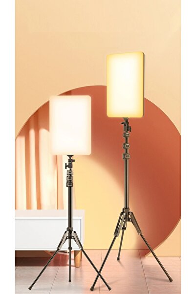 EN SİGA 19 Inç Led Video Işık Kiti Studio Pograph Light Kamera Lambası Dimmab...