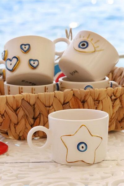 M'art Home Sirius Gold Handmade Double Cup