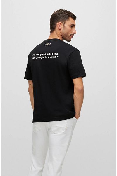 Hugo by Hugo Boss Freddie Mercury Printed Black T-shirt