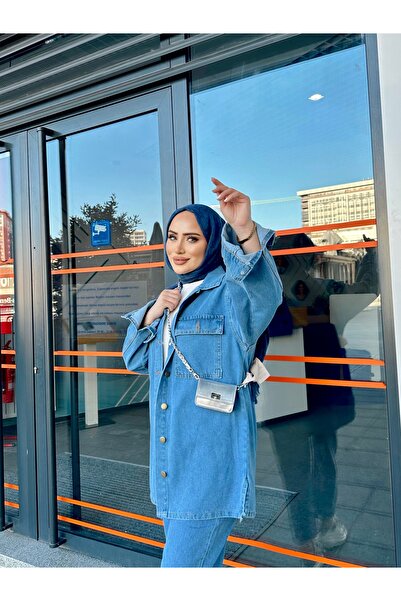 tumabutik Kot Ceket Takım