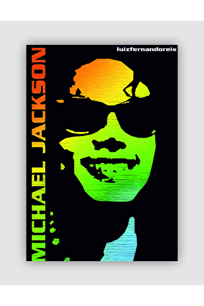 fırsatlar diyarı Michael Jackson Rock Müzik Duvar Posteri - Kalın Kağıt - Çer...