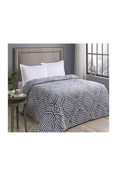 Taç Blanket Cotton Double Evana Gray
