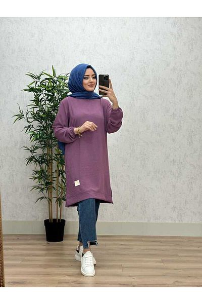 azzebutik 8480 Melisa Tunic - K35 Lilac