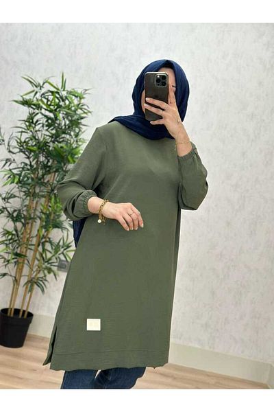 azzebutik 8480 MELISA TUNIC K35 KHAKI