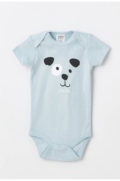 Luggi Baby BICYCLE COLLAR PATTERNED SHORT SLEEVE 2-PACK BODY WITH STRAPS