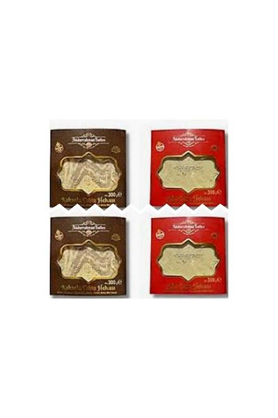 Kınalıkuzu Plain Halva 300Grx2Pcs+Chocolate Halva300Grx2Pcs
