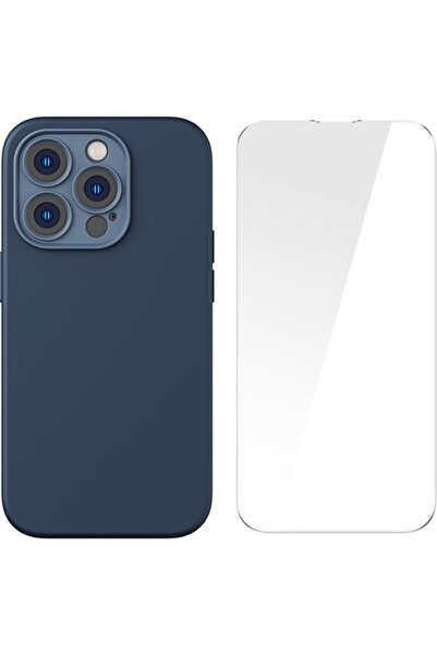 Baseus Case Liquid Gel MagSafe Protective Film Apple iPhone 14 Pro Max - blue