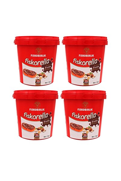 Fiskobirlik Fiskorella Kakaolu Fındık Kreması 1 kg 4 lü
