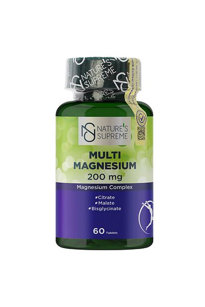 Nature's Supreme 60 قرصًا من مجمع المغنيسيوم المتعدد