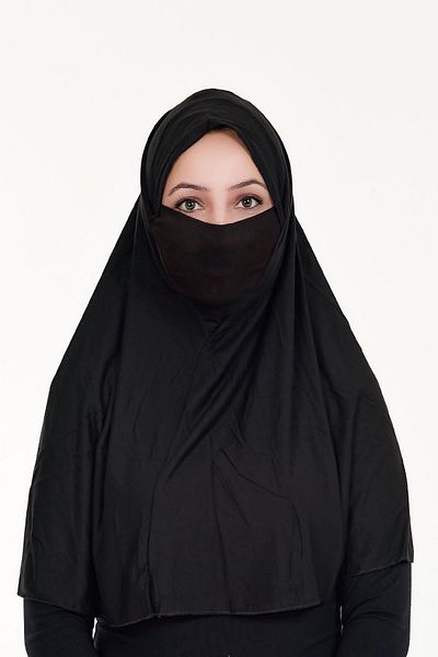 Sensu Πέπλο προσευχής Hijab με πέπλο έτοιμο τουρμπάνι