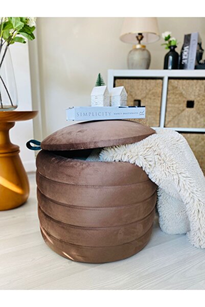 WEBPANYA MOBİLYA Geniş Oturum Alanlı Handmade Silinebilir Kumaş Sandıklı Sili...