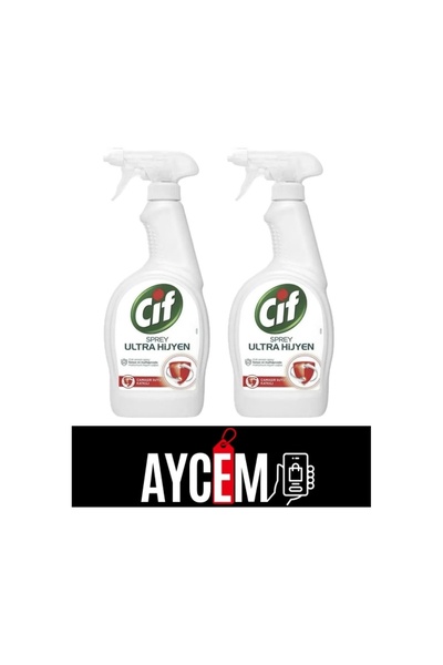 Cif Ultra Hijyen Çamaşır Suyu Katkılı 750 ml X 2 Adet