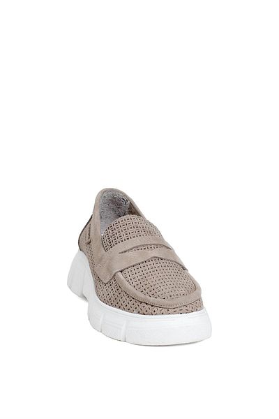 Mammamia D24YA-3910 Pantofi casual din piele pentru femei, gri