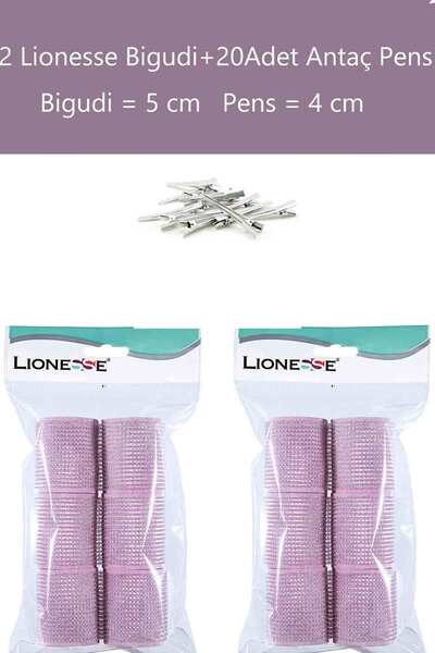 Lionesse Bigudi (1113) 12 Adet+ Antaç Pens 20 Adet