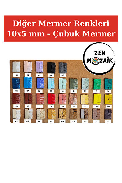 Zen Mozaik Sanatsal Mozaik Çalışmalarınız için Mermer Mozaik Taşı