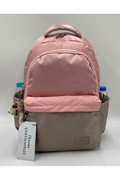 Bevitton Water Resistant Fabric Unixes Powder-Mink Backpack Model: 34100
