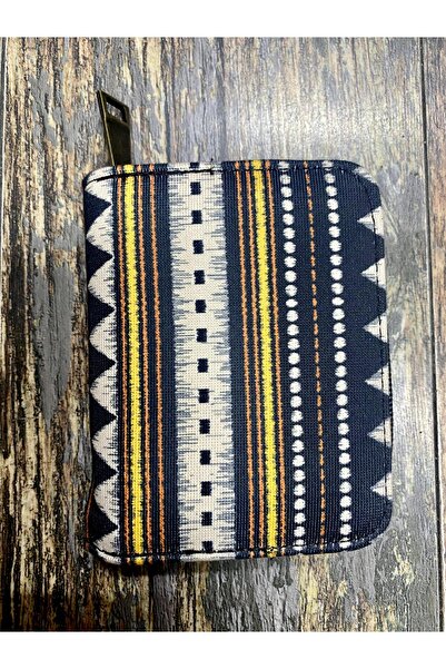 Street Bag Ethnic Authentic Patterned Compartmented Useful Wallet
