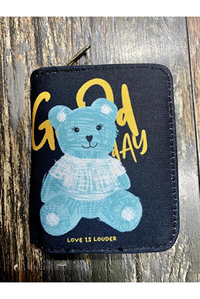 Street Bag Χρήσιμο πορτοφόλι με μοτίβο αρκουδάκι, έθνικ αυθεντικό σχέδιο και θήκες