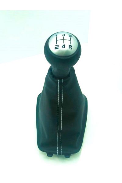 NET GEAR KNOB AND BELLOW SET GRAY STITCHED PEUGEOT 301 CITRÖEN C-ELYSEE